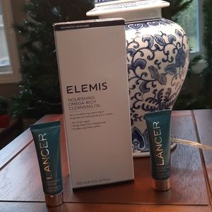 Elemis Cleaning Oil and Lancer Cleanser